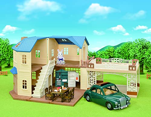 Image of Calico Critters - Dollhouse Series - Large House with Carport Gift Set Limited Edition | Collectible Dollhouse Toy | Ages 3+