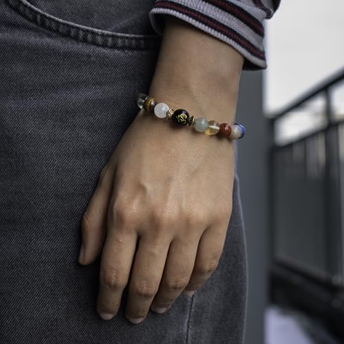 Image of Astrotalk Navgraha Shanti Bracelet for Prosperity & Balance | 108 Hours Charged by Top Astrologers | Align Energy, Unlock Growth and Balance | Crystal Bracelet for Women & Men