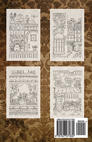 Adult Coloring Book: Nice Little Town: 1