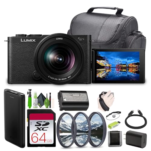 Panasonic LUMIX S9 Mirrorless Full Frame Compact Camera with 20-60mm F3.5-5.6 L Mount Lens for...
