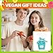 HAPPYPOP Funny Vegan Gifts Ideas - Vegan Gifts for Women Vegetarian Socks, Fuzzy Vegetable Socks Men