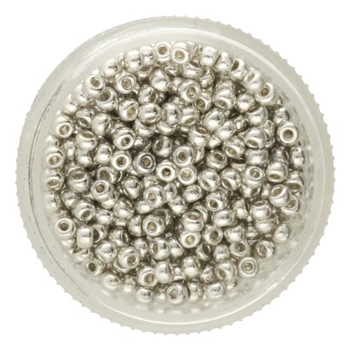 Miyuki Round Seed Bead Size 8/0 22g-tube Galvanized Silver3