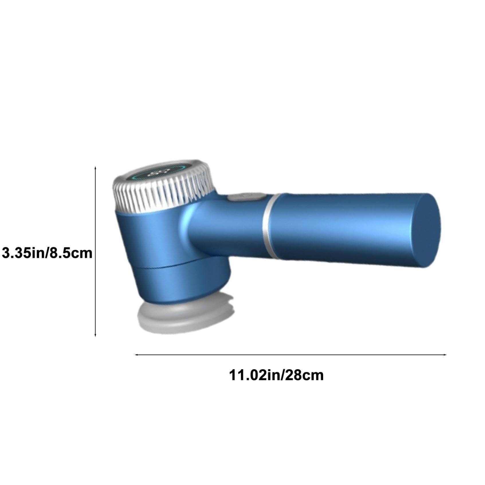 Cepillo De Limpieza Giratorio Eléctrico Con 5 Cabezales De Cepillo Reemplazables Y 2 Velocidades Ajustables, Cepillo De Limpieza Doméstico Recargable Inalámbrico For Limpieza De Baño Y Cocina, Pantall