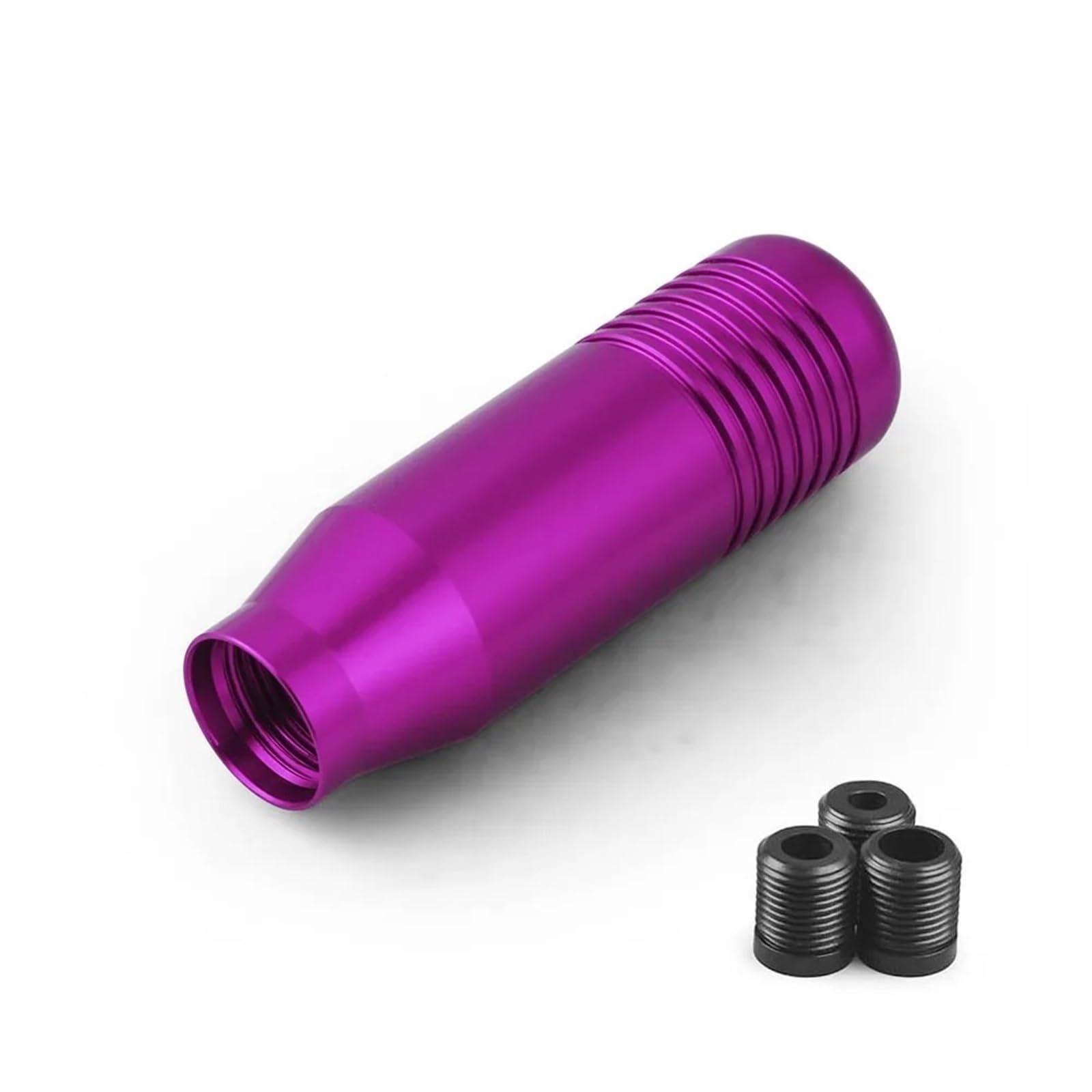 Jxewmtmc 8.5cm Car Gear Shift Knob Stick Manual Transmission Universal Aluminum Extended Shifter Head Gear Stick Shift Cover(Purple)