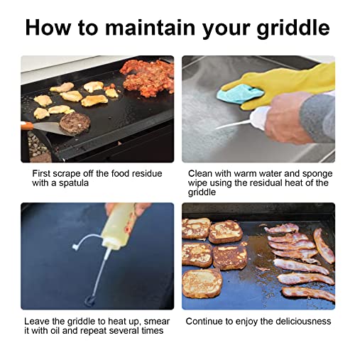 Professional Flat Top Steel Griddle For Camp Chef,Accessories For Camp Chef Gb90D, Tb90Lw, Tb90, Tb90Lwg, Tb90Lwg15, Spg90B, Cch3 Model Stoves,16'' X 38'' Griddle With Carry Bag #TOP6