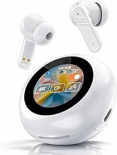 VEHOP YW13 Smart Touch Screen Display True Wireless ANC+ENC Bluetooth Earbuds TWS | 32dB Active Noise Cancellation | Trans... Price In India