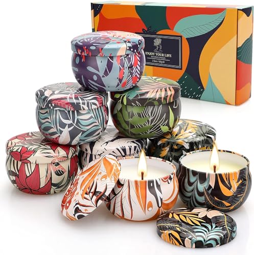 Yinuo Candle - Set di Candele Profumate Regalo Donna, 4 x 5,65 Oz, per Anniversario, Natale, San Valentino e Festa della Mamma