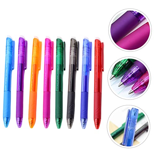 jojofuny 8 bolígrafos gel borrables para escritura y dibujo miniatura 4