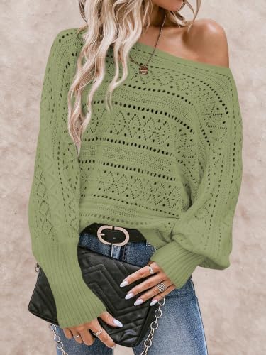 Image of Cakulo Womens Off Shoulder Oversized Pullover Knit Sweater