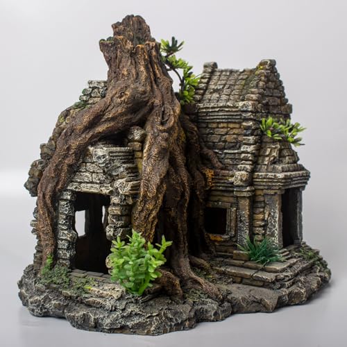 Image of Fish Tank Decorations Aquarium Decor Resin Artificial Tree Trunk Root (B)