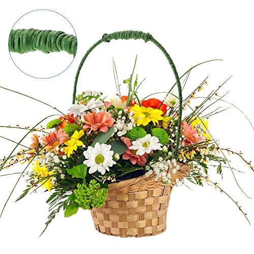 image for Syhood 65 Feet Floral Wire Vine Wire Bind Wire Rustic Craft Wire Wrapp