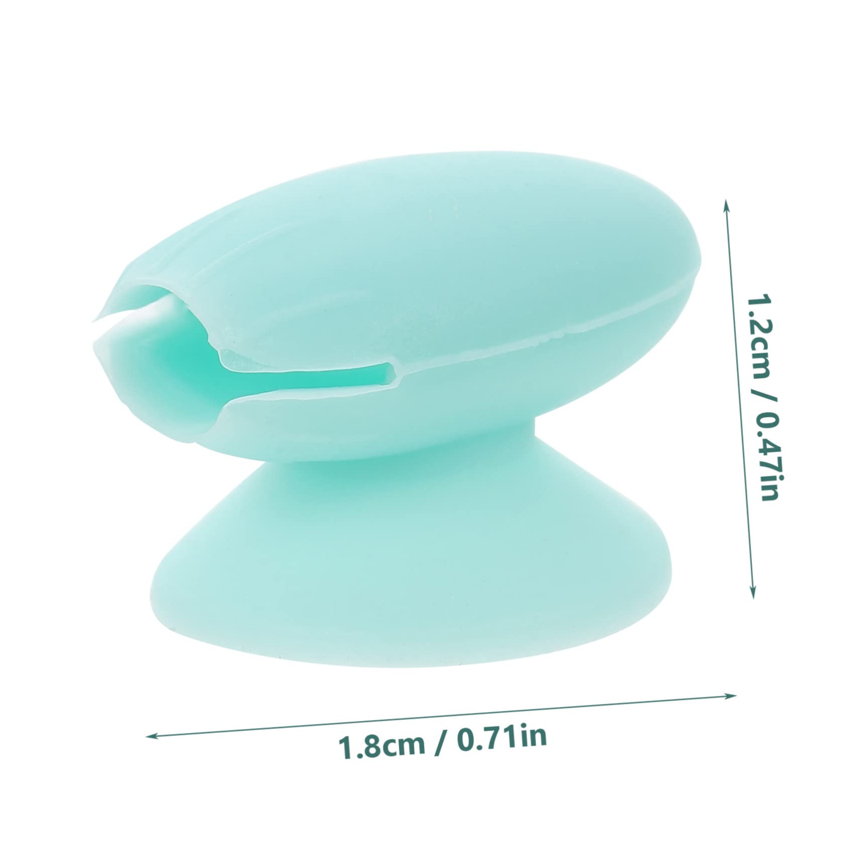 Gogogmee Dirt Proof Lip Brush Cover Silicone Lip Brush Applicator Reusable Lip Mask Covers