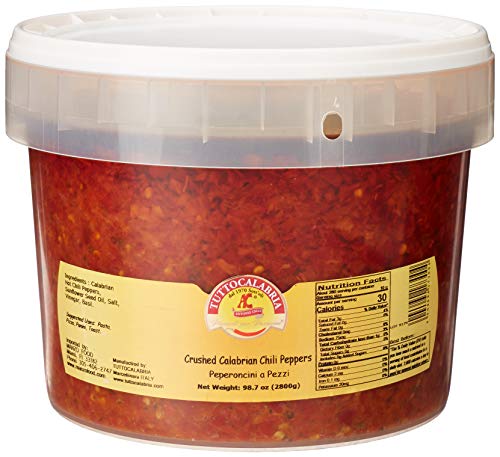 Bulk Tutto Calabria Crushed Calabrian Chili Peppers 2.8 kg (98.7 oz)