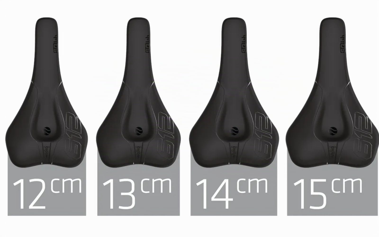 SQlab Rennrad Sattel 612 ERGOWAVE, Rennradsattel aus Carbon, ergonimisch Sattel für Rennrad, 12 cm - 15 cm