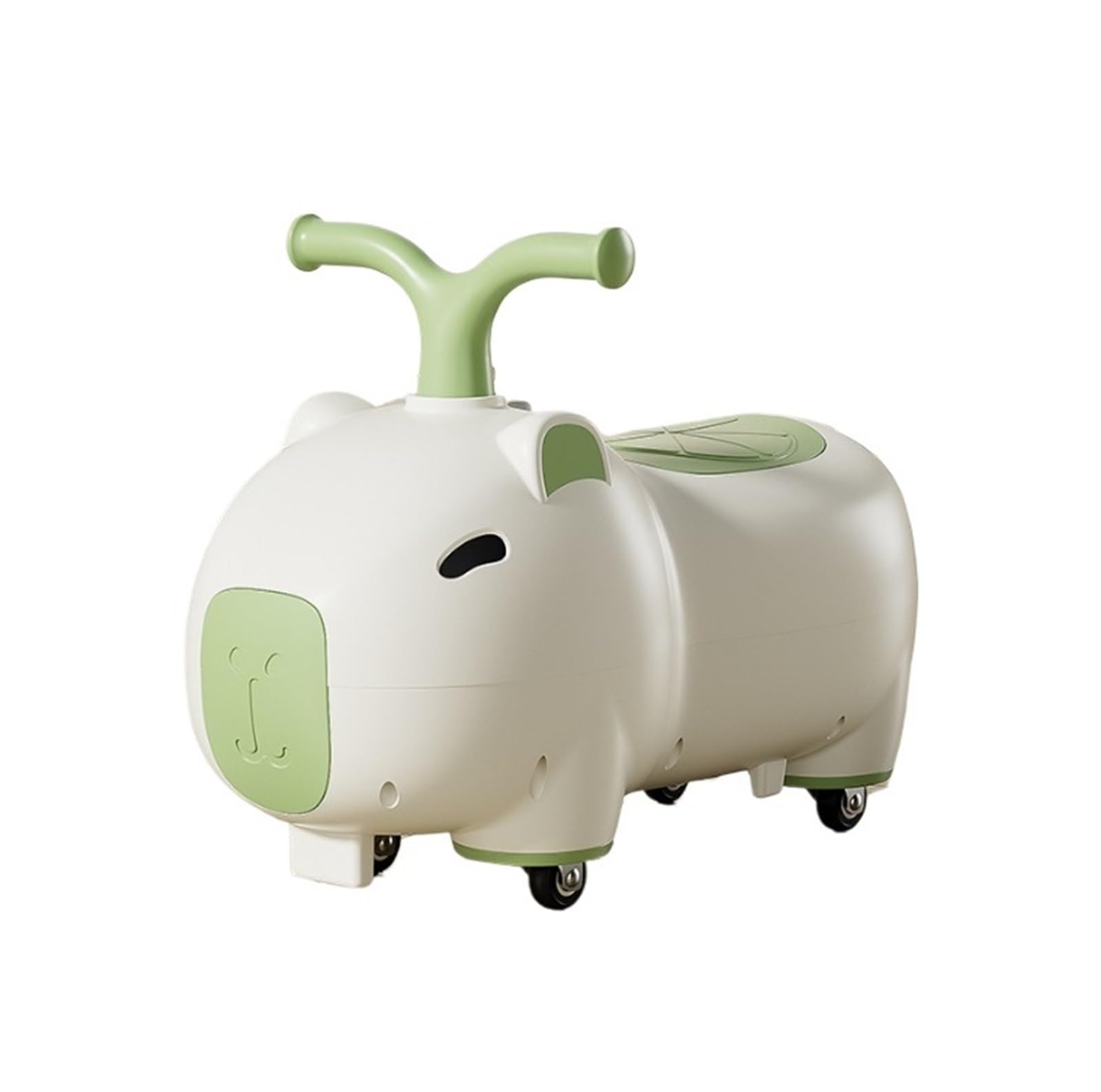 SDGBCXD Swing Car, Wiggle Car Toddler Ride On Toys with Under Seat Storage Music Light Kids Riding Toy for Indoor Outdoor Swing Card(Gr�n)