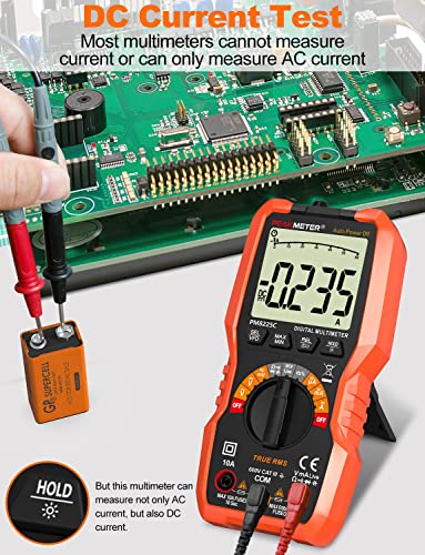 Digital Multimeter, 6000 Counts Auto Range, genaues Messen von AC/DC-Spannung, Amperemeter,...