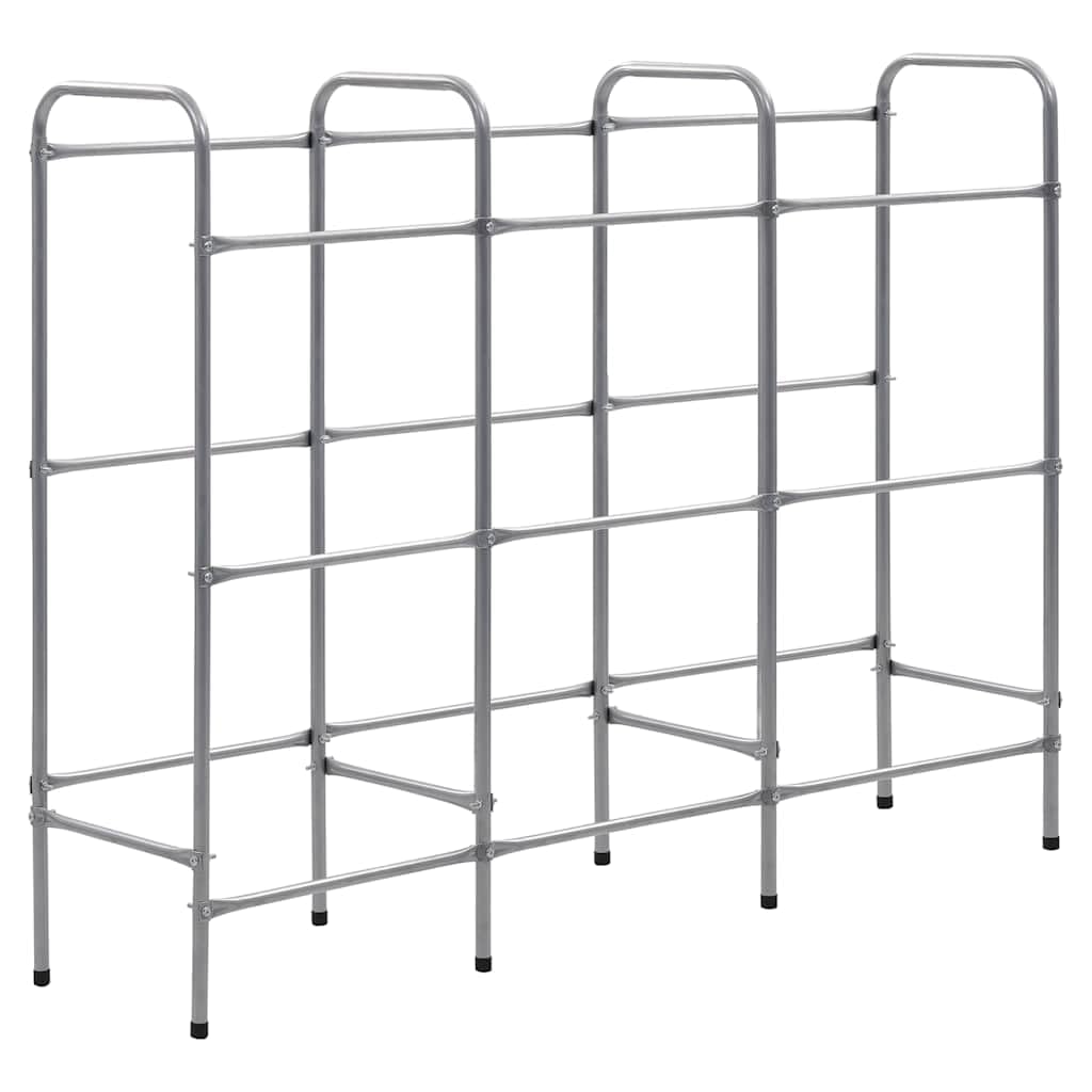 Générique Étagère de Rangement pour 9 caisses Argenté 145x33x116 cm Acier,Entreprise & Industrie,Stockage Industriel,Étagères industrielles,285214