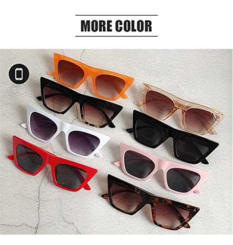 XINXIN Cat Eye Street Photo Male and Female Sunglasses, Outdoor Vacation Beach Driving Glasses (Color : C, Size : Medium)3