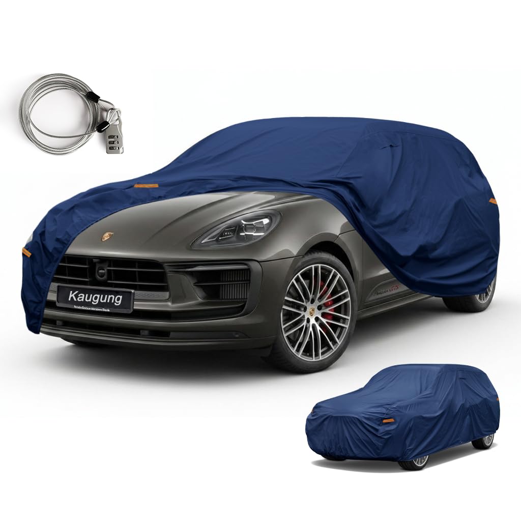 Photo 1 of Kaugung Custom Fit Car Cover for Porsche Macan (Base, S, GTS, Turbo & T), Heavy Duty Waterproof All Weather Outdoor Protection, Breathable Compact Luxury SUV Cover