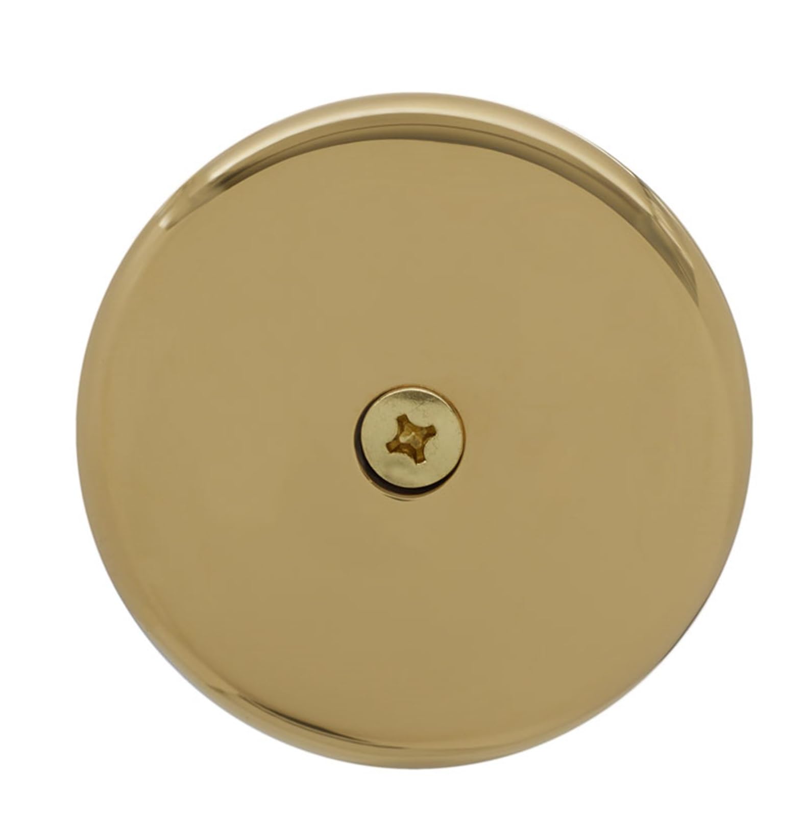 Westbrass D328-01 - Placa frontal con tornillo (un orificio, latón pulido), D328-01