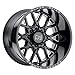 Black Rhino GRIMLOCK Custom Wheel - 22" x 11.5", -44 Offset, 8x165.1 Bolt Pattern, 122.1mm Hub - Gloss Black Rim