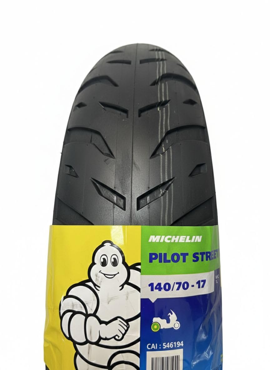 Michelin 546194 Tire 140/70-17 M/C 66S Pilot Street 2 R Tl, Black