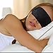30 Pieces Blindfold Eye Cover Sleep Mask for Games Party Sleeping Travel with Nose Pad and Adjustable Strap (Black)