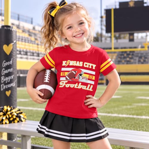 FAYALEQ Football Shirts for Girls Boys Game Day Shirt Softball Season Tee - image 5