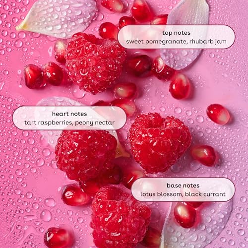 Image of eos Cashmere Body Wash - Pomegranate Raspberry, Moisturizing Body Wash, Creamy Gel Formula, with Shea Butter, Glycerin, Vitamin E, pH Balanced, Sensitive Skin, Vegan, 16 fl oz