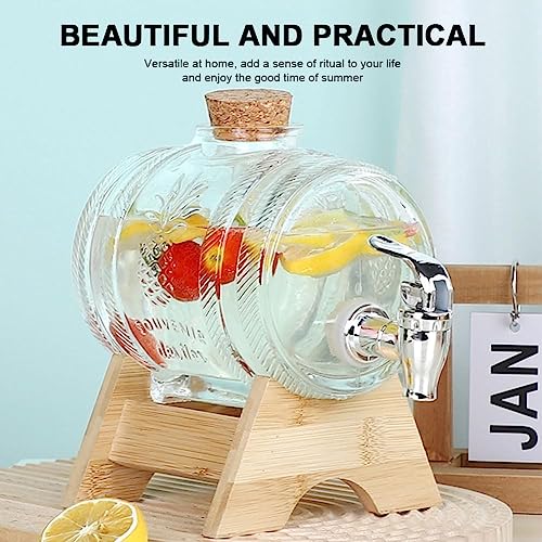 Distributeur de boisson en verre anti fuite avec robinet robuste - 6