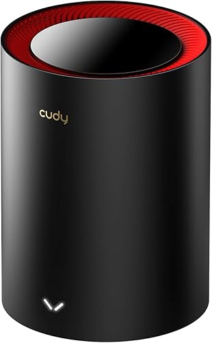 Cudy AX3000 Wi-Fi 6 2.5G Mesh System, cubre hasta 2500 pies cuadrados, reemplaza el enrutador y extensor inalámbricos, soporta retorno Ethernet,