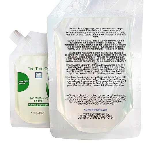 3in1 Shower Gel, Bath Soap, Shampoo 1000 g (Body, Face and Hair) Combats Body Odour. Purifies - Image 2