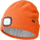 UNIQUE CUIR SOUPLE LOGO:Chapeau d'hiver tricoté à la main d'hiver chaud est fabriqué avec un tissu extensible de haute qualité et une doublure en polaire pour fournir une chaleur supplémentaire à votre tête.Que vous soyez en courte randonnée hivernale ou que vous alliez danser avec des amis, ce chapeau polyvalent et élégant vous garde au chaud et mignon.Ce chapeau tricoté à LED chaud d'hiver s'adapte à la plupart des tailles de tête pour hommes et femmes avec une élasticité et un confort élevés.