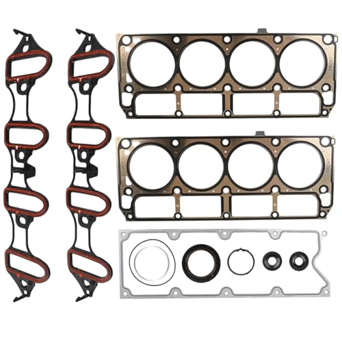 Image of MLS Head Gasket Kit HS9292PT CS9284 & Bolts ES72173, Gen3 LS 4.8 /5.3L 02-11 | Chevy Cylinder Head Repair Set Fits Express Savana Silverado Avalanche Suburban Sierra Envoy Yukon Tahoe LS Truck Models