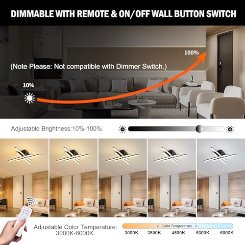 Comparativas de Lamparas de techo led modernas Top diez. 6