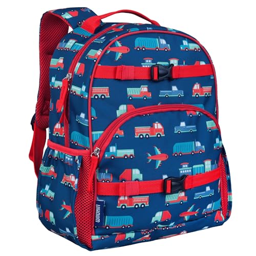 Image of Wildkin Kids Backpack for Boys & Girls, ECO rPET Recycled Lightweight Bookbag with Padded Straps