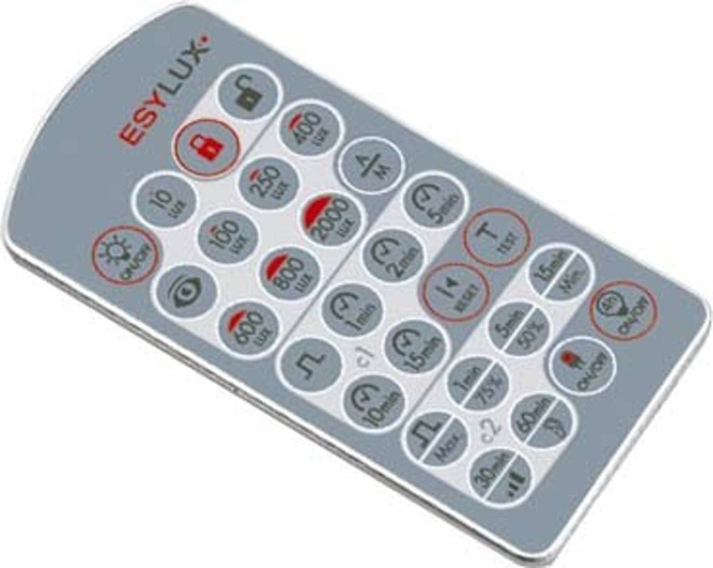 PK EsyLux EM10425509 Universal-Fernbedienung (Mobil-PDi/MDi Univ.), Silber/Blau-metallic