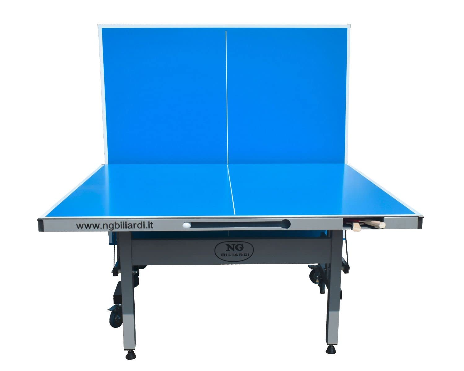 NG Biliardi Tavolo da Ping Pong Arcilla da Competizione per Esterno in Alluminio 274x152,5x76 cm