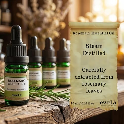 Aceite Esencial de Romero Ewela 0.34 Fl Oz 100% Puro miniatura 2
