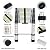 Telescoping Ladder 16FT Extension Ladders for Home, Aluminum Telescopic Extendable Ladder, Collapsible Ladder with Locking Mechanism, Multi-Purpose Ladder for Roof Ceiling Loft Rv, 330 Pound Capacity