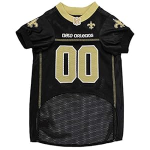   NFL-New-Orleans-Saints-Dog-Jersey-Size-XX-Large-Best-Football-Jersey-Costume-for-Dogs-Cats-Licensed-Jersey-Shirt