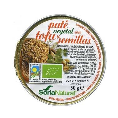 IJSALUT - Pate Tofu Semillas Eco Tarrina Alecosor 50Gr