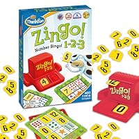 ThinkFun Zingo 1-2-3 Number Bingo Game – Educational Counting & Early Math Board Game for Kids Age 4+