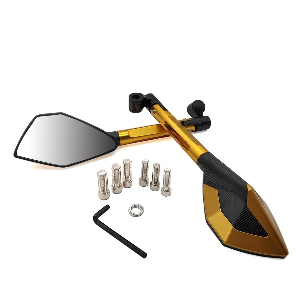 Retrovisores para moto de aluminio anodizado compatibles con FJR1300 y FZ1