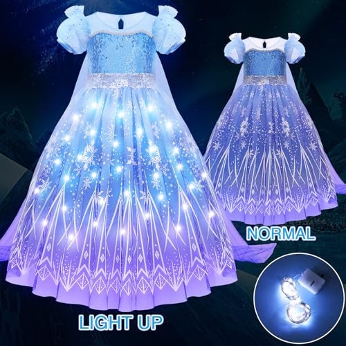 Disfraz Princesa con Capa para Niñas pequeñas miniatura 3