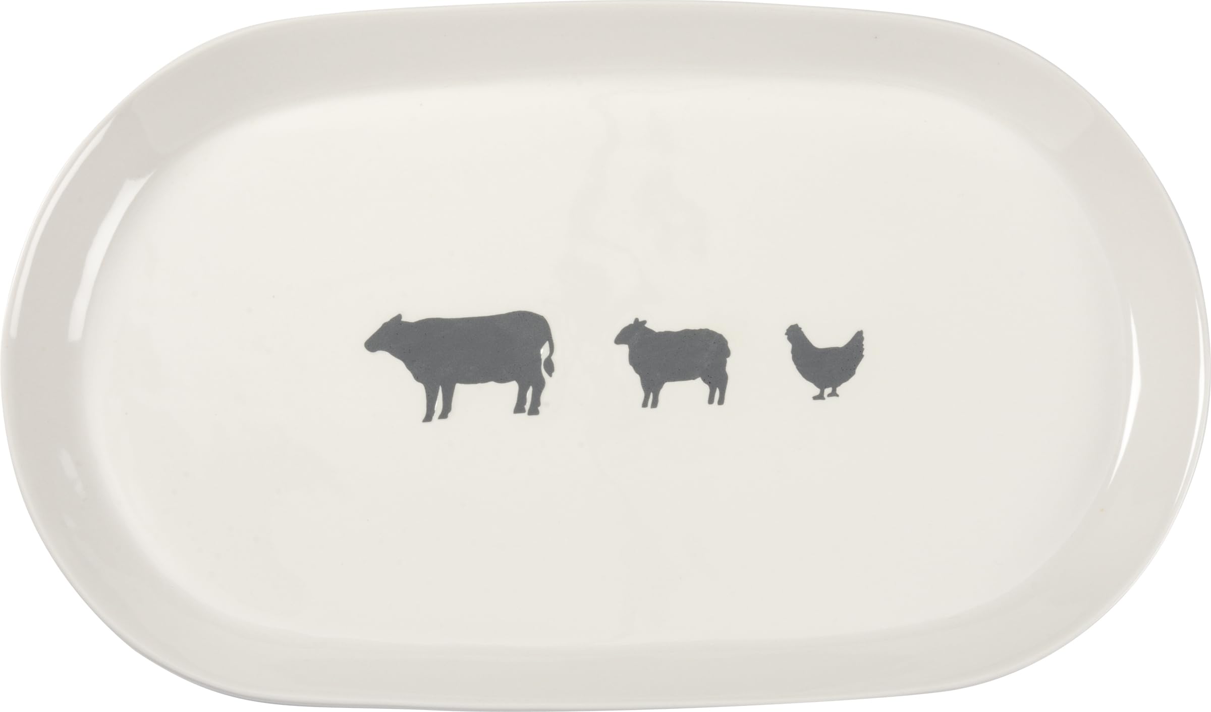Plateau ovale Ferme Primitives by Kathy idée cadeau crémaillère bois