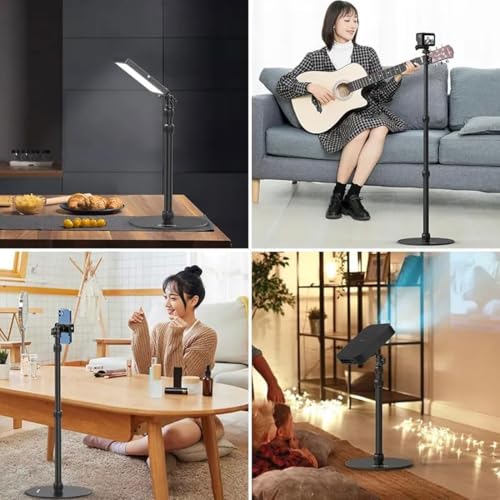 Image of PHOTOMAX Big Wall Mount Boom Arm Tripod 155cm Wall Ceiling Mount Boom Arm Tripod Desk Mount Table Stand Adjustable Height for Photo Studio Video Ring Light Strobe Flash Mobile Lighting Softbox (CM06)