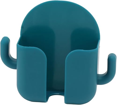 Miniatura 6 de Fydun SelF Adhesive Wall Mounted Mobile Phone Holder Wall Mounted Mobile Phone Charging Holder for Bedroom White Wide Range of Uses (Green)