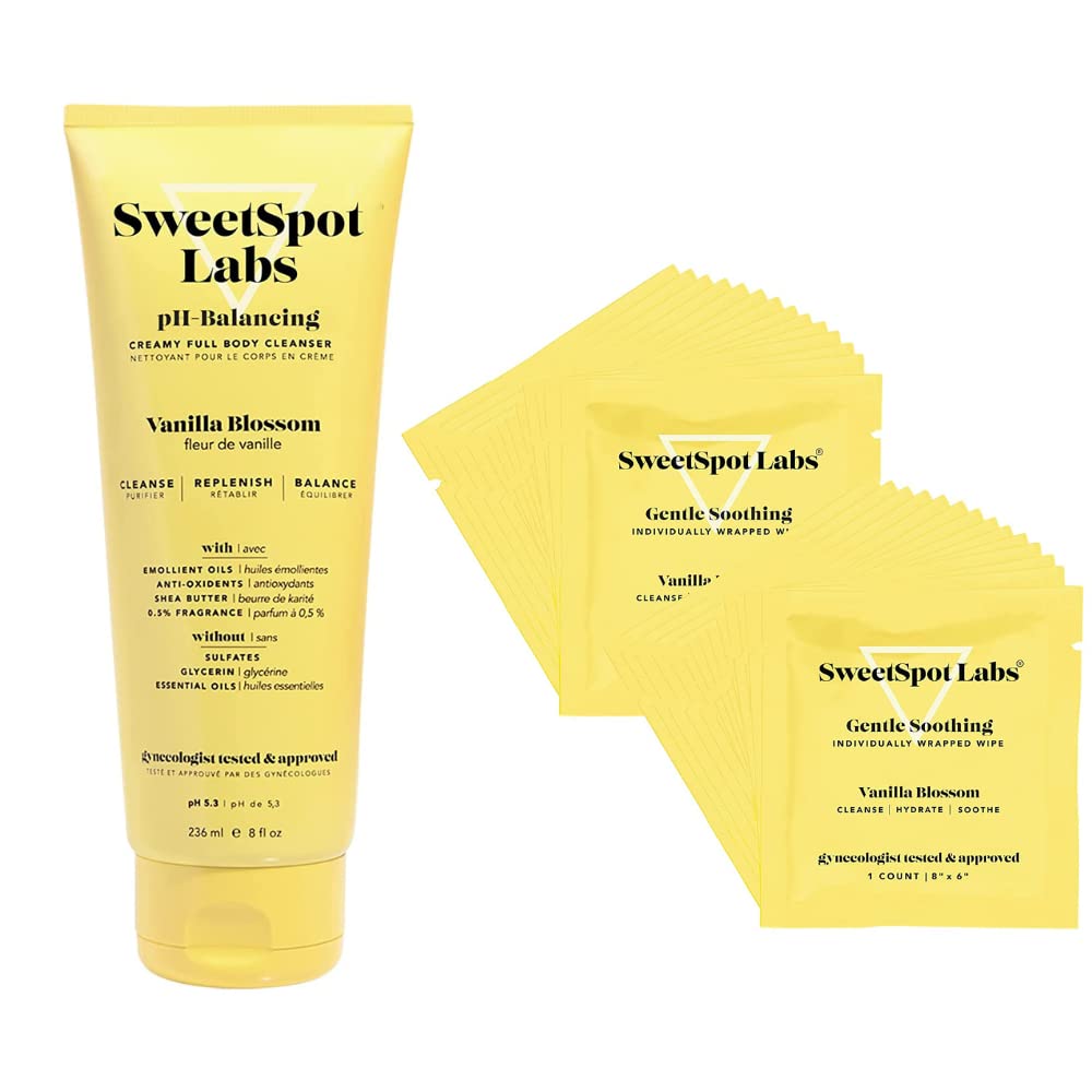 SweetSpot Labs Vanilla Blossom Bundle Feminine Wash 8 oz