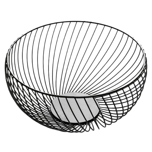 Cesta almacenamiento de metal negro con acabado resistente y diseño minimalista 4